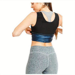 Women Men Sweat Body Shaper Vest Yoga Tummy Control Sauna Vest