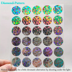 30pc 1in Round Scratch Stickers for Home - Scratch Off Label Stickers