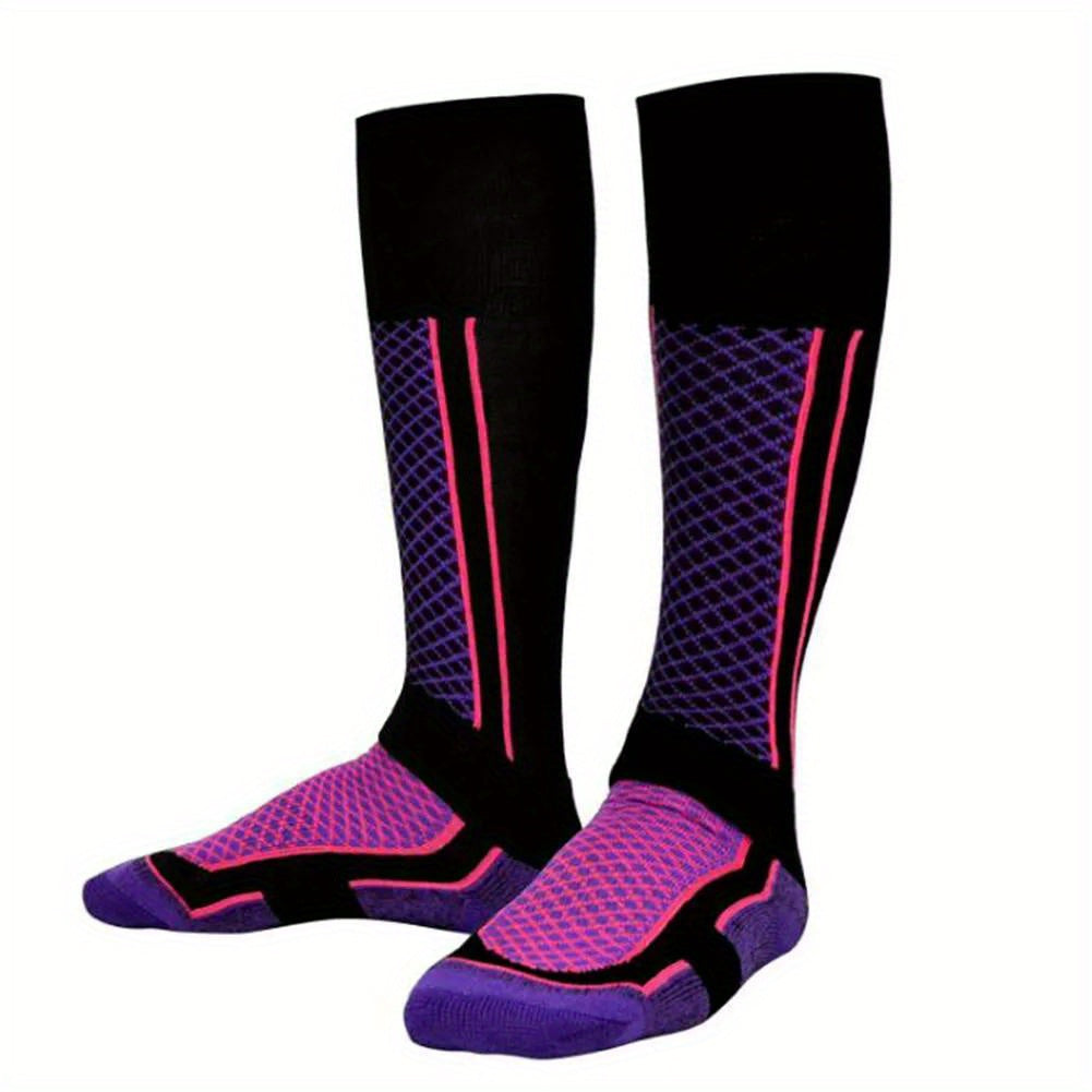 Thick Cotton Sports Socks Moisture Absorption High Elastic Thermal Socks
