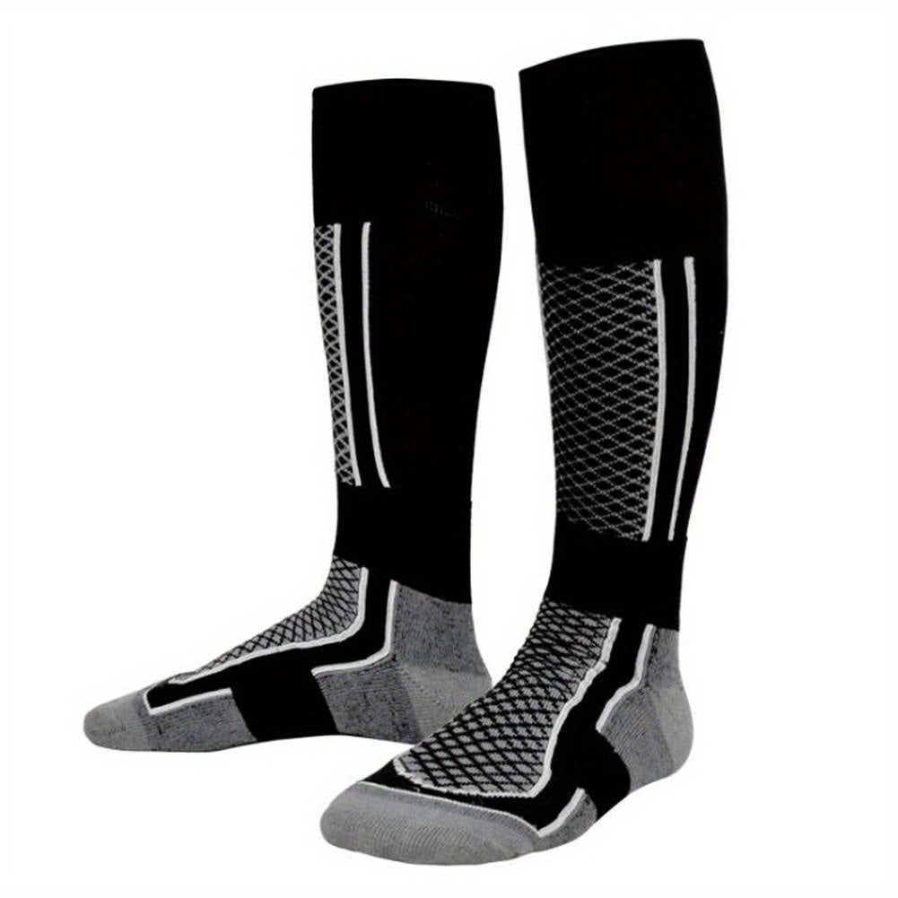 Thick Cotton Sports Socks Moisture Absorption High Elastic Thermal Socks