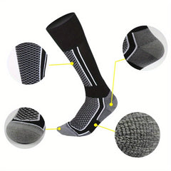 Thick Cotton Sports Socks Moisture Absorption High Elastic Thermal Socks