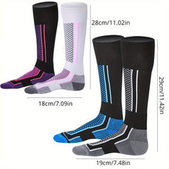 Thick Cotton Sports Socks Moisture Absorption High Elastic Thermal Socks