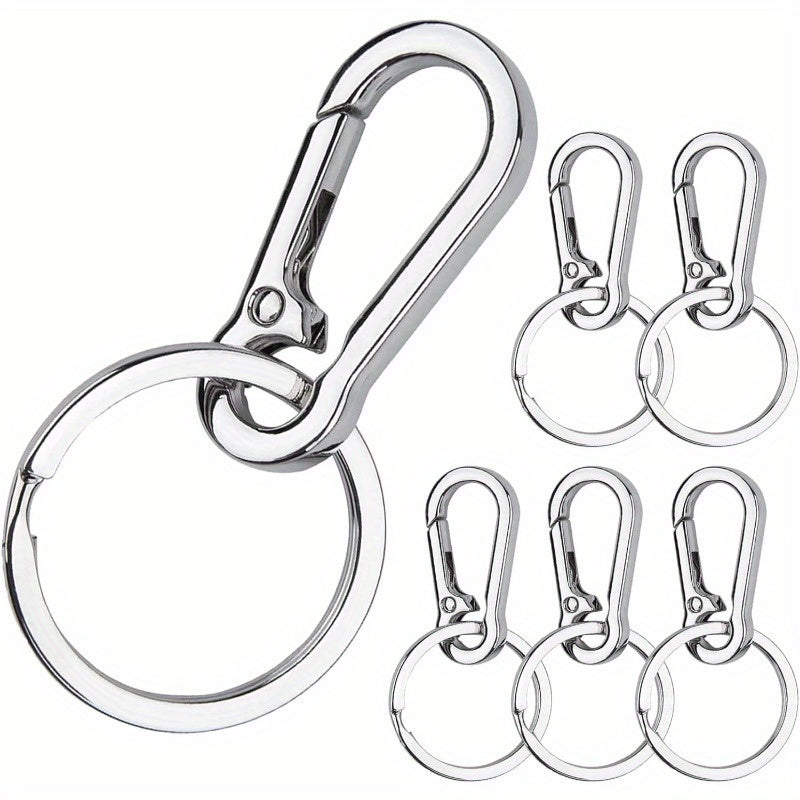 2pcs Metal Keychain Key Holder Zinc Alloy Keyring Buckle