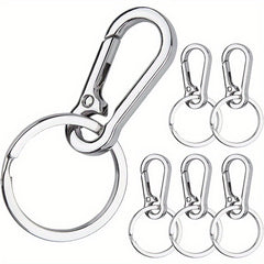 2pcs Metal Keychain Key Holder Zinc Alloy Keyring Buckle