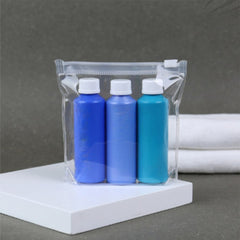 Transparent Zipper Bag Waterproof Storage Bath Bag