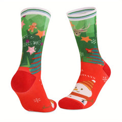 Christmas Basketball Socks Anti Slip Sports Warm Socks