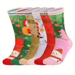 Christmas Basketball Socks Anti Slip Sports Warm Socks