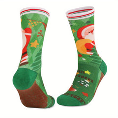 Christmas Basketball Socks Anti Slip Sports Warm Socks