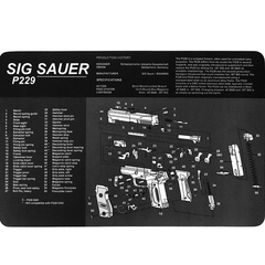 Heavy Duty Rubber Mat w/ Diagrams Mouse Pad