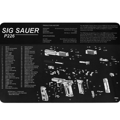 Heavy Duty Rubber Mat w/ Diagrams Mouse Pad