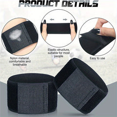 2pcs Football Leg Protector Fixed Belt Adjustable Shin Guard Non slip Ankle Belt