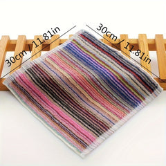 5pcs Square Dish Cloths Kitchen Cleaning Towels Assorted Varieties