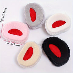 2pcs Fleece Ear Muffs Windproof Ear Warmer