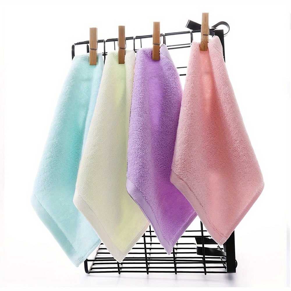 Soft Cotton Washcloths for Face Washing, Bathroom Face Towels