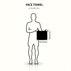 Soft Cotton Washcloths for Face Washing, Bathroom Face Towels