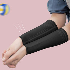 1pair Volleyball Arm Sleeves For Students Elastic Wristband Elbow Pads