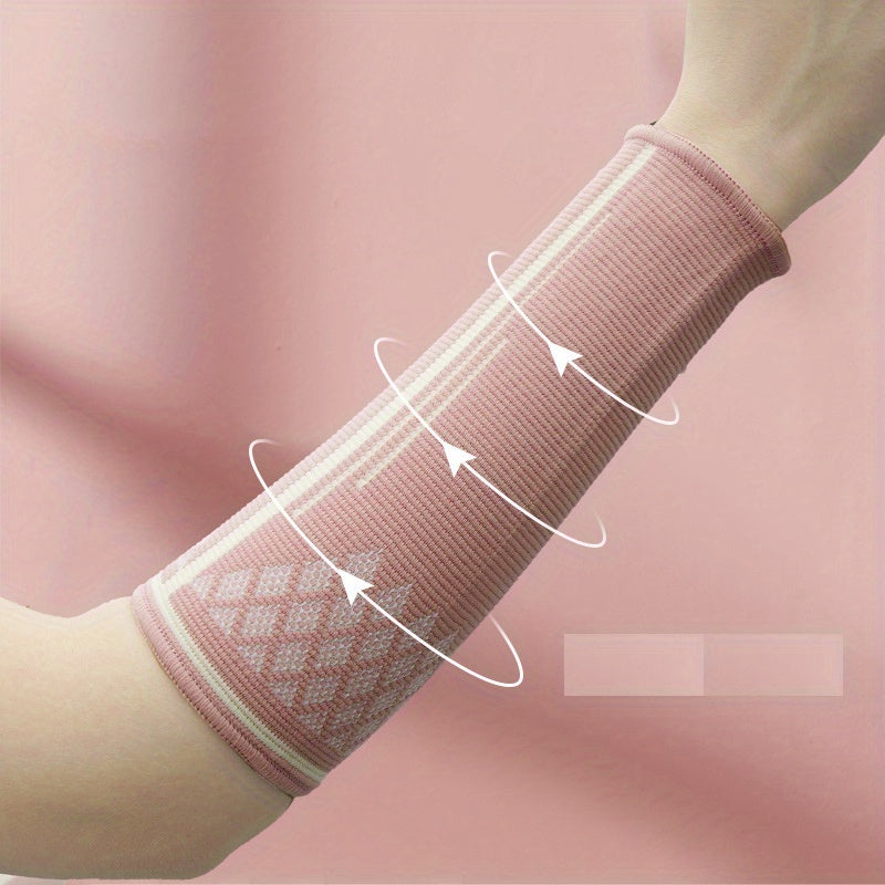 1pair Volleyball Arm Sleeves For Students Elastic Wristband Elbow Pads