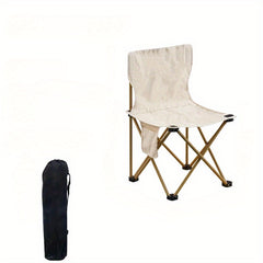 Portable Folding Chair for Camping Outdoor Fishing with Storage Bag