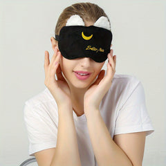 Creative Cartoon Sleep Eye Mask Soft Comfy Blackout Blindfold