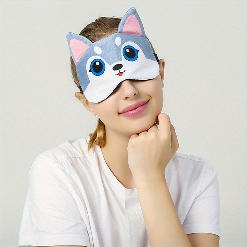 Creative Cartoon Sleep Eye Mask Soft Comfy Blackout Blindfold