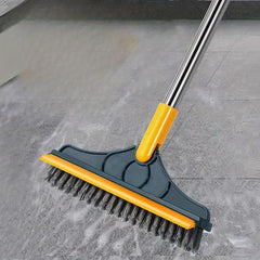 Long Handle Adjustable Cleaning Brush with Squeegee