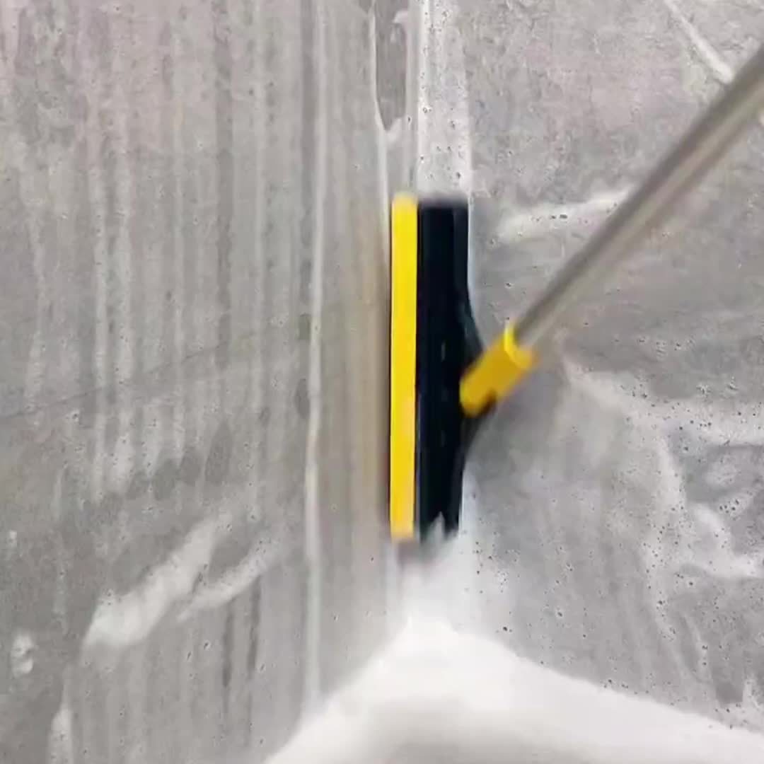 Long Handle Adjustable Cleaning Brush with Squeegee
