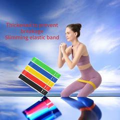 5pcs TPE Elastic Yoga Resistance Band Fitness Stretching Tension Band