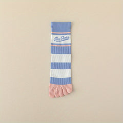 Professional Non-slip Yoga Socks Five Toe Compression Knee High Socks