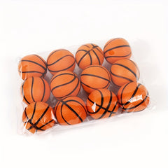 Mini PU Bubble Basketball Solid Hand Pinch Stress Relief Balls