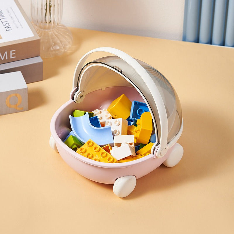 Creative Desktop Organizer Portable Storage Box Room Decor Kitchen Accessories