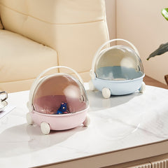 Creative Desktop Organizer Portable Storage Box Room Decor Kitchen Accessories