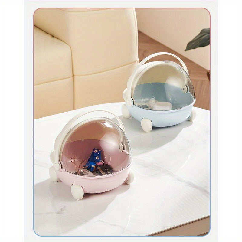 Creative Desktop Organizer Portable Storage Box Room Decor Kitchen Accessories