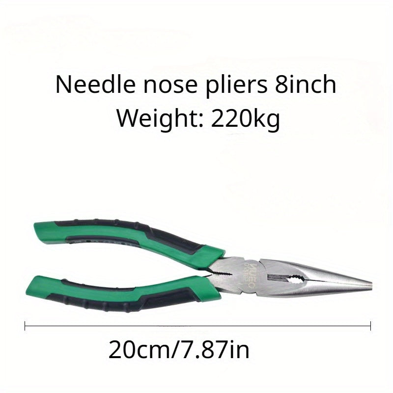 1pc Fishing Crimping Pliers Wire Pliers Diagonal Nose Pliers Needle Nose Pliers