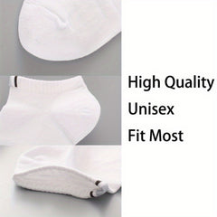 Teen's Solid Liner Anklets Socks, Soft Non Slip, 6 Pairs