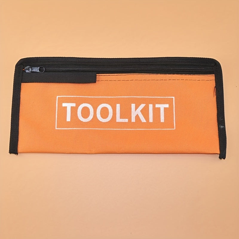 Durable Canvas Tool Bag with Zipper for Organizing Tools