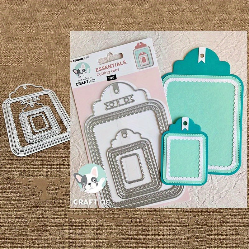 Metal Cutting Dies Stencils Scrapbook Train Christmas Dwarf