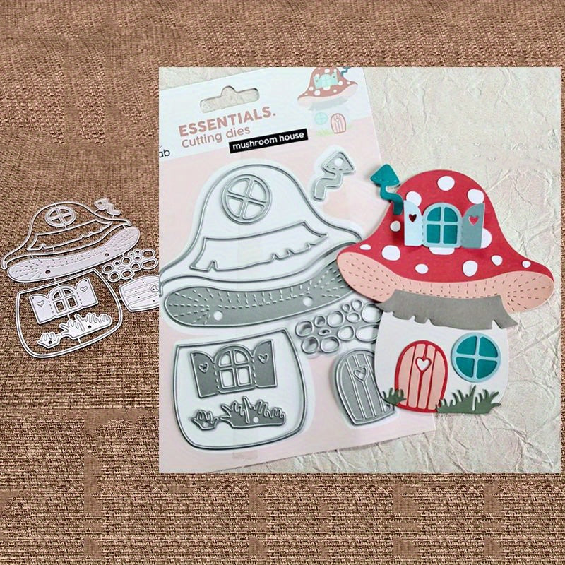 Metal Cutting Dies Stencils Scrapbook Train Christmas Dwarf