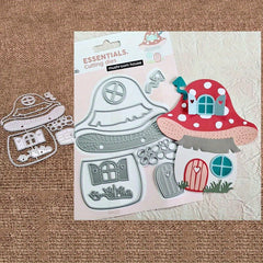 Metal Cutting Dies Stencils Scrapbook Train Christmas Dwarf