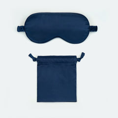 Blackout Eye Mask w/ Drawstring Bag for Outdoor Sports