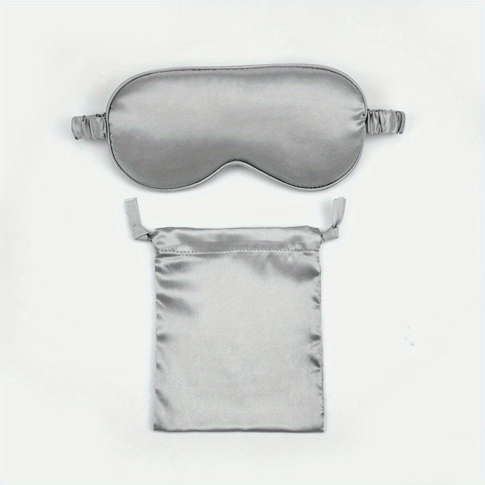 Blackout Eye Mask w/ Drawstring Bag for Outdoor Sports