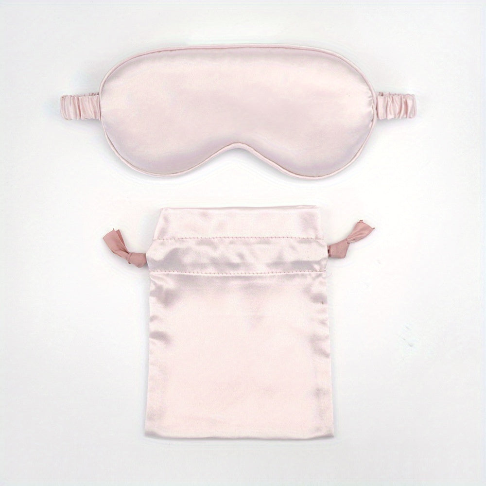 Blackout Eye Mask w/ Drawstring Bag for Outdoor Sports