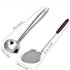 304 Stainless Steel Filter Insulation Spoon for Outdoor & Home