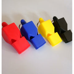 2pcs Plastic Referee Whistles Outdoor Survival Random