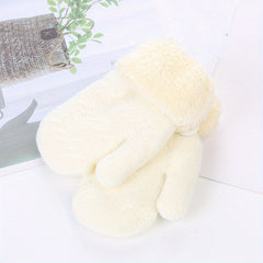 Winter Sports Mittens Thick Warm Knitted Gloves For Boys/Girls
