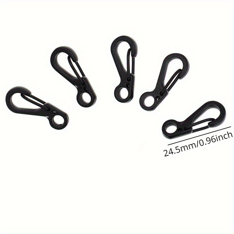 10pcs Mini Carabiner Camping Hiking Keychain Keyring Buckle