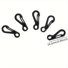 10pcs Mini Carabiner Camping Hiking Keychain Keyring Buckle