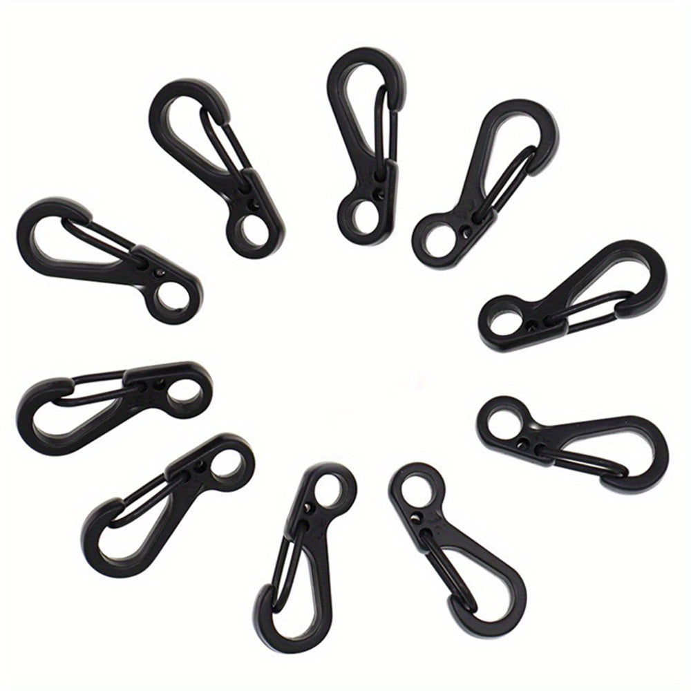 10pcs Mini Carabiner Camping Hiking Keychain Keyring Buckle