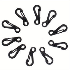 10pcs Mini Carabiner Camping Hiking Keychain Keyring Buckle