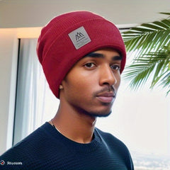 Winter Thicken Knitted Hat Windproof Brimless Hat