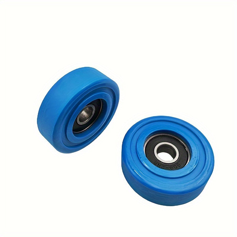 5pcs 608 Axis Contract Glue PU Polyurethane Silent Guide Wheel 8 40 13mm